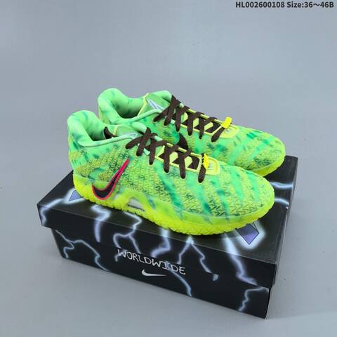 Nike Ja 1 Zombie Neon Green Brown Pink Black EU 36-46 Basketball Shoe - Unisex (BS-62141)