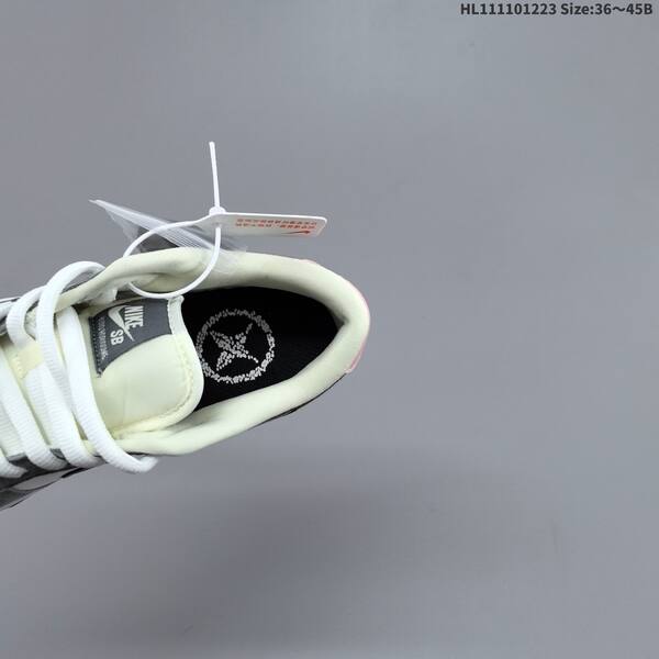 Nike SB Dunk Low white grey dark olive pink EU 36-45 skate shoe