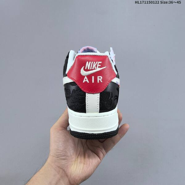 Nike Air Force 1 07 Low white black red EU 36-45 sneaker