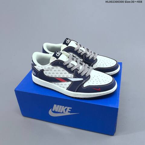 Travis Scott x Air Jordan 1 Low AIR JORDAN 1 Aj1 Lifestyle (BS-66596)