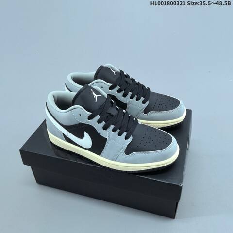 Air Jordan 1 Low Light Smoke Grey AIR JORDAN 1 Aj1 Lifestyle (BS-66486)