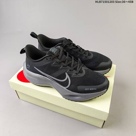 Nike Pegasus Plus Zoom React CK4318 Black Grey White Orange EU 36-45 Running Shoe - Unisex (BS-62858)