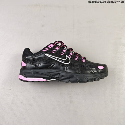 Nike P-6000 Premium Black Pink Silver EU 36-45 Running Shoe - Unisex (BS-62934)