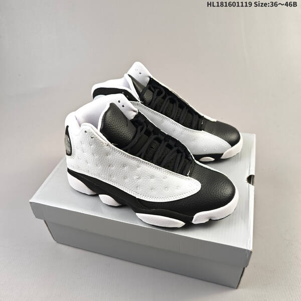 Jordan Air Jordan 13 black/white/red 36~46B basketball