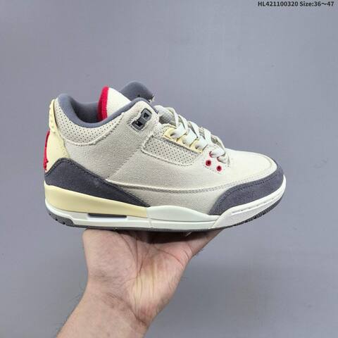 Air Jordan 3 Retro Hide And Sneak AIR JORDAN 3 Aj3 Lifestyle (BS-66490)