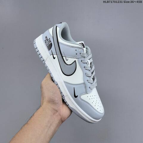 Nike Dunk Low White Grey Black EU 36-45 Skate Shoe - Unisex (BS-62287)