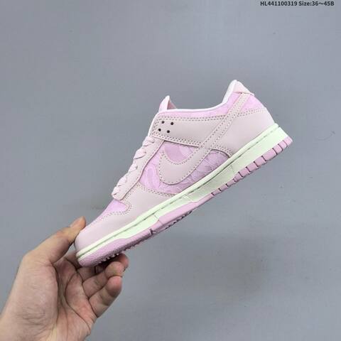 Nike Dunk Low Light Pink Sail Off White EU 36-45 Skate Shoe - Unisex (BS-61246)