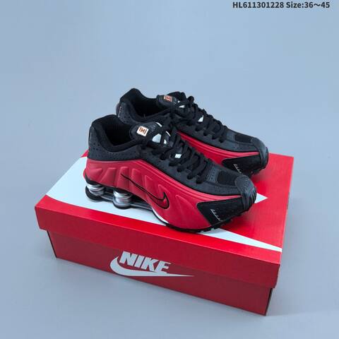 Nike Shox R4 Light Pink Silver White Red EU 36-45 Running Shoe - Unisex (BS-62374)