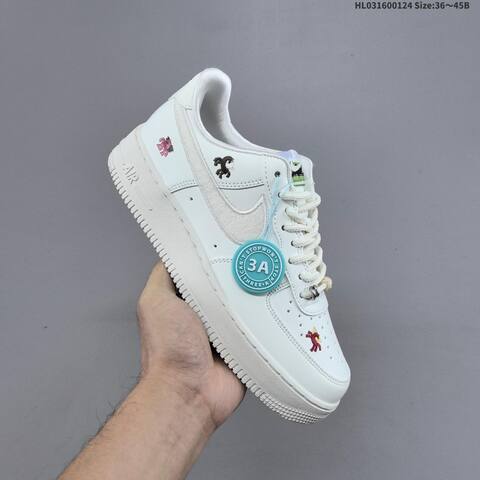 Nike Air Force 1 07 Low Beige White EU 36-45 Sneaker - Unisex (BS-61776)