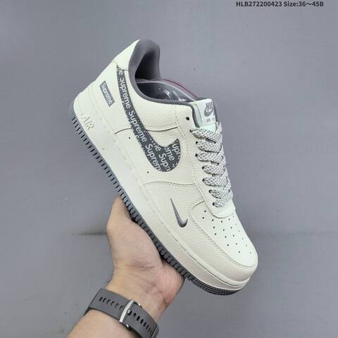Nike Air Force 1 07 LV8 Light Beige Dark Grey EU 36-45 Sneaker - Unisex (BS-60580)