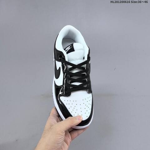Nike SB Dunk Low Pro Black White EU 36-46 Skate Shoe - Unisex (BS-59915)