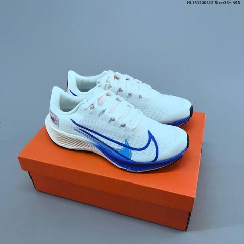 Nike Air Zoom Pegasus 37 White Black Pink Red EU 36-45 Running Shoe - Unisex (BS-61334)
