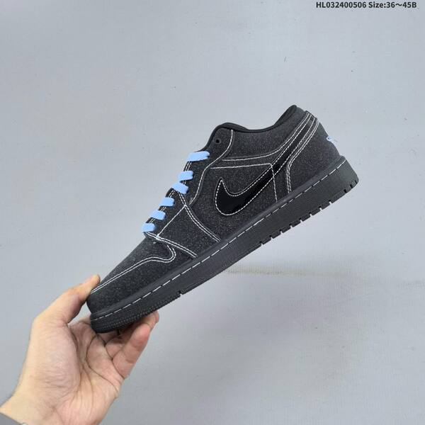 Jordan Air Jordan 1 Low Black/University Blue EU 36-45 casual
