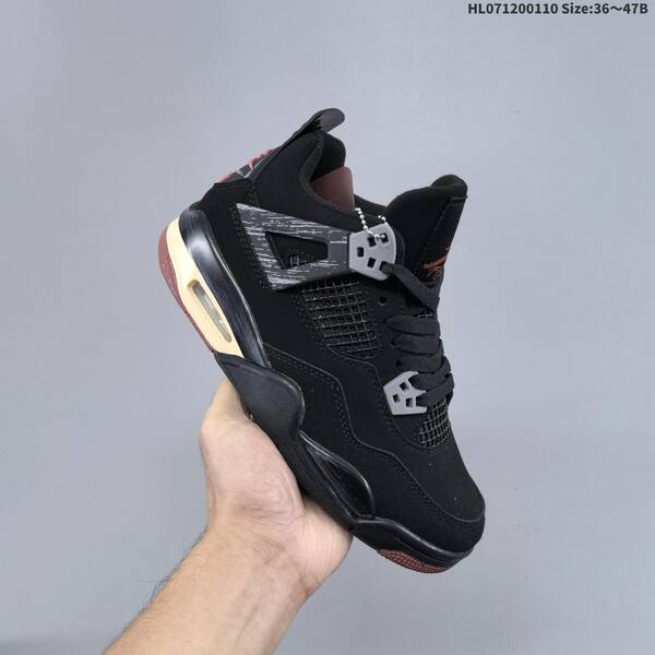 Jordan Air Jordan 4 Retro White/Grey and Black/Grey/Burgundy EU 36-47 basketball