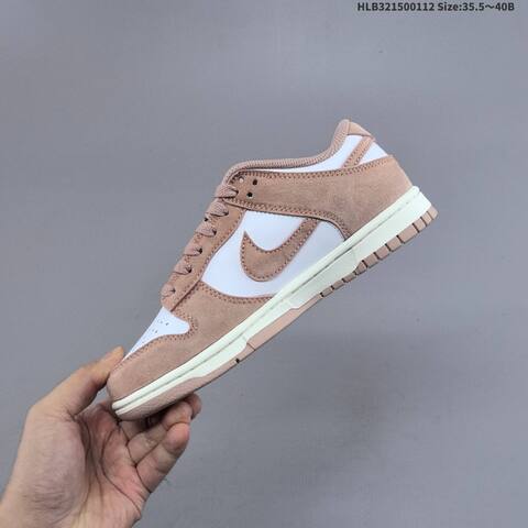 Nike SB Dunk Low Pro White Light Pink Sail EU 35 5-40 Skate Shoe - Unisex (BS-62038)