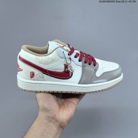 Air Jordan 1 Low CNY AIR JORDAN 1 Aj1 Air Jorda Lifestyle (BS-66632)