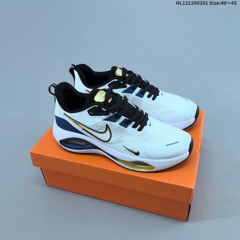Nike Zoom WINFLO Dark Green Gold White Black EU 40-45 Running Shoe - Men's (BS-61607)