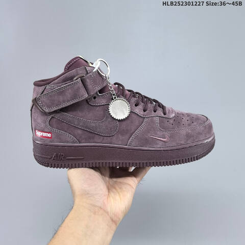 Nike Air Force 1 Mid 07 Supreme DV07 Lifestyle (BS-62389)