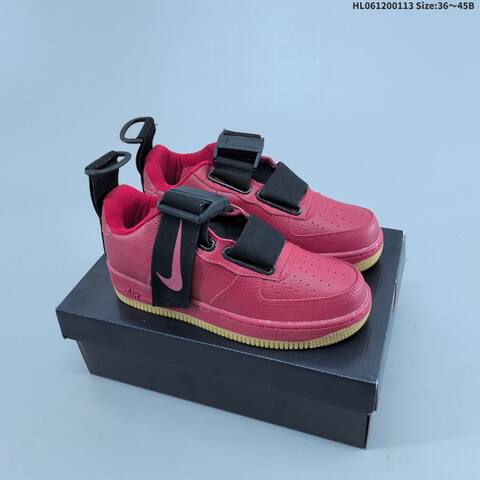 Nike Air Force 1 Utility White Black Black Gum Brown EU 36-45 Sneaker - Unisex (BS-62010)