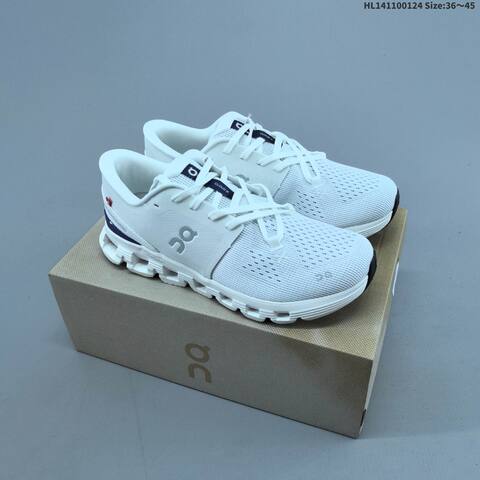 On Cloud X 4 Pale Yellow White Orange EU 36-45 Running Shoe Running Sneakers - Unisex (BS-69700)