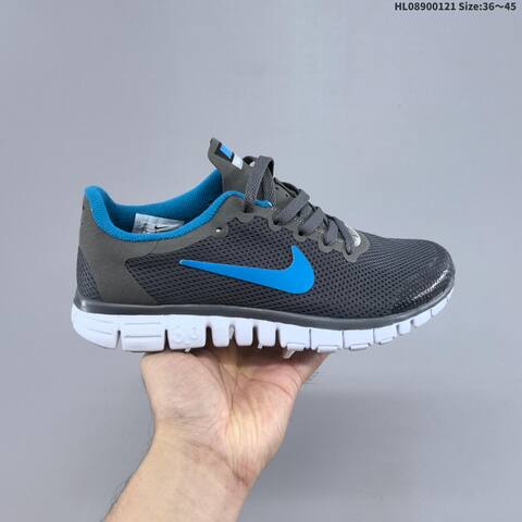 Nike Free 3 0 2 Dark Grey Blue White Black EU 36-45 Running Shoe - Unisex (BS-61845)