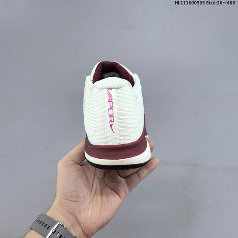 Nike Zoom Vapor 12 HC PRM Sail Dark Red Pink EU 36-46 Tennis Shoe - Unisex (BS-60495)