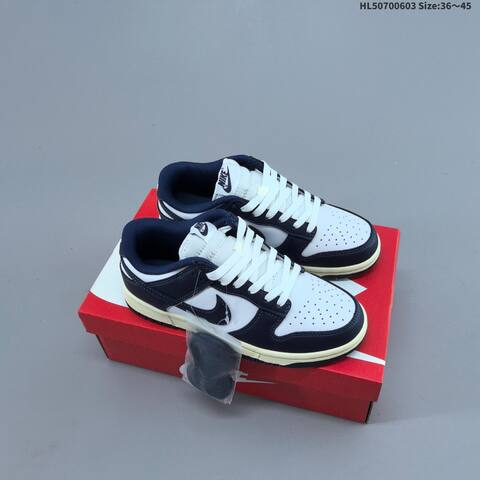 Nike Dunk Low Retro Black White Brown Sail EU 36-45 Skate Shoe - Unisex (BS-59993)