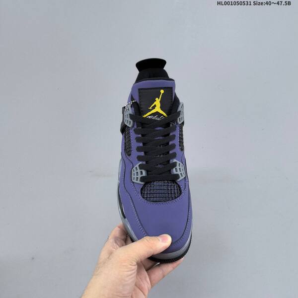 Jordan Air Jordan 4 Retro OG Imperial Purple/Black/Grey/Yellow EU 40-47.5 basketball