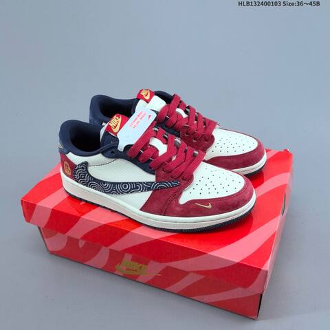 Nike Air Jordan 1 x Travis Scott AIR JORDAN DIY Lifestyle (BS-66709)