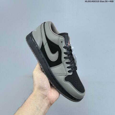 Air Jordan 1 Low Olive Grey AIR JORDAN 1 Aj1 1 Jordan Brand Lifestyle (BS-66495)