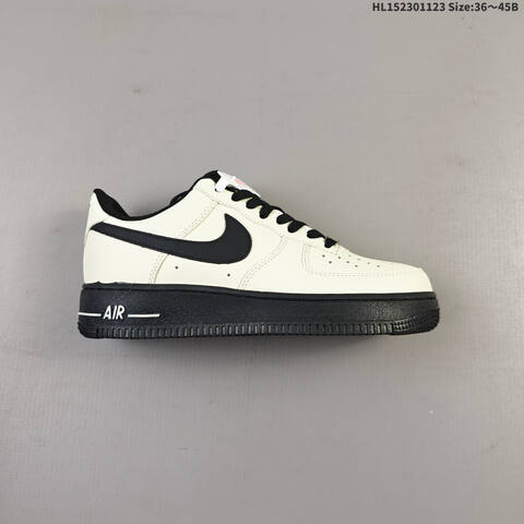 Nike Air Force 1 Low 07 Off White Black EU 36-45 Sneaker - Unisex (BS-63228)