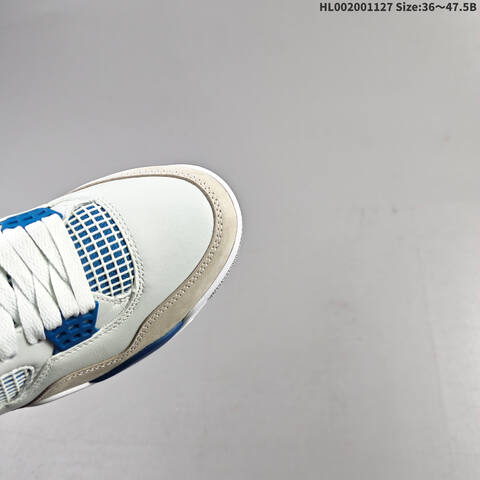 Air Jordan 4 Retro Military Blue 2024 AIR JORDAN 4 Aj4 Lifestyle (BS-67652)