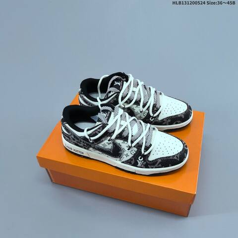 Nike Dunk SB Low Black White Light Green EU 36-45 Skate Shoe - Unisex (BS-60171)