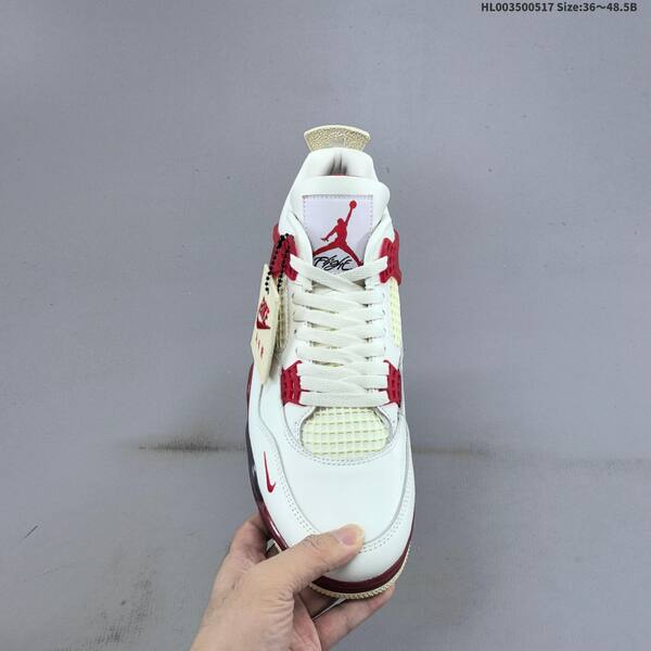 Jordan Air Jordan 4 Nigel Sylvester "Sail Cinnabar" Sail/Cinnabar/Black EU 36-48.5 basketball