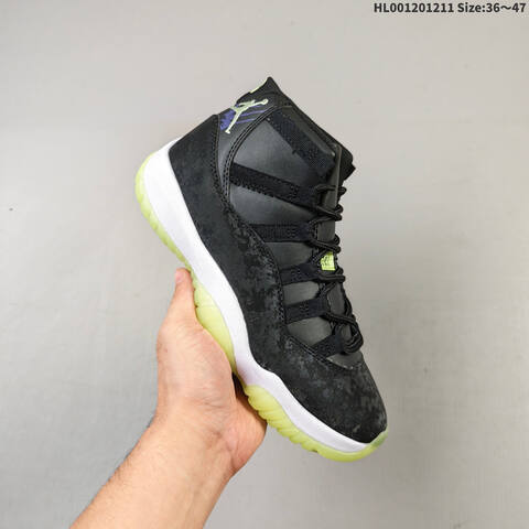 Air Jordan 11 Retro High Barely Volt AIR JORDAN 11 Aj11 Lifestyle (BS-67487)