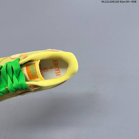Nike Air Force 1 Low Light Yellow Bright Green Orange Pale Yellow EU 36-45 Sneaker - Unisex (BS-61705)