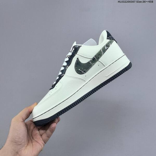 Nike Air Force 1 07 Low off white dark blue grey EU 36-45 sneaker