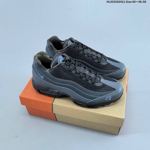 Nike Air Max 95 Corteiz Les Bleus Black Dark Grey Light Blue Olive Green EU 40-48 5 Sneaker - Men's (BS-60599)