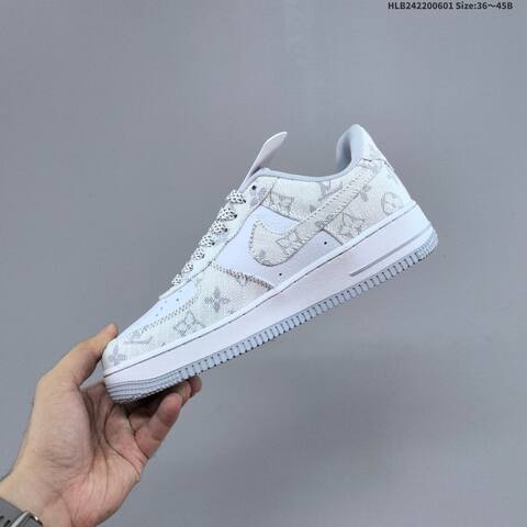 Nike Air Force 1 07 Low Brown Cream Navy White EU 36-45 Sneaker - Unisex (BS-60020)
