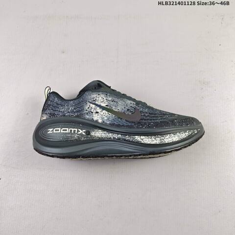 Nike Vomero Plus ReactX Air Zoom Dark Grey Black White Neon Green EU 36-46 Running Shoe - Unisex (BS-62979)
