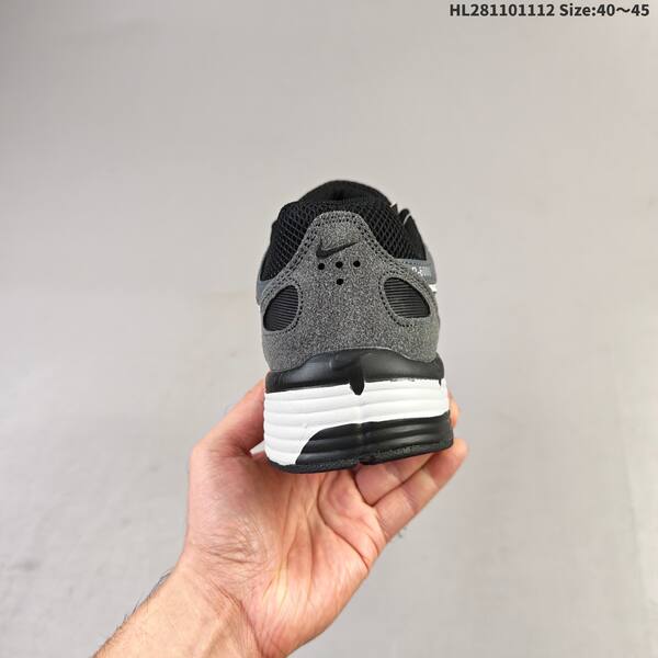 Nike P-6000 black white grey silver EU 40-45 running shoe