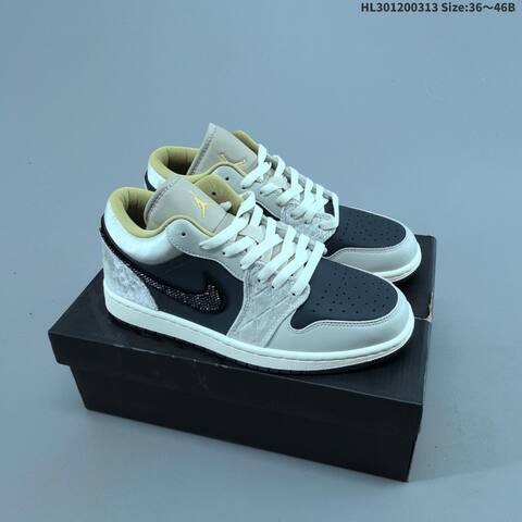 Air Jordan 1 Low Purple AIR JORDAN 1 Aj1 Lifestyle (BS-66545)