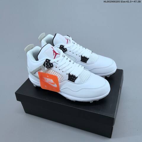 Air Jordan 4 TD White Cement AIR JORDAN 4 Aj4 Lifestyle (BS-66694)