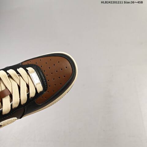 Nike Air Force 1 07 LV8 CJ9179-200 Black Brown Beige EU 36-45 Sneaker - Unisex (BS-62765)