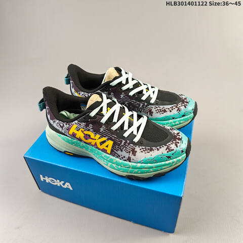 HOKA ONE ONE Speedgoat 6 Black Grey Brown EU 36-45 Trail Shoe Trail Running Sneakers - Unisex (BS-69455)