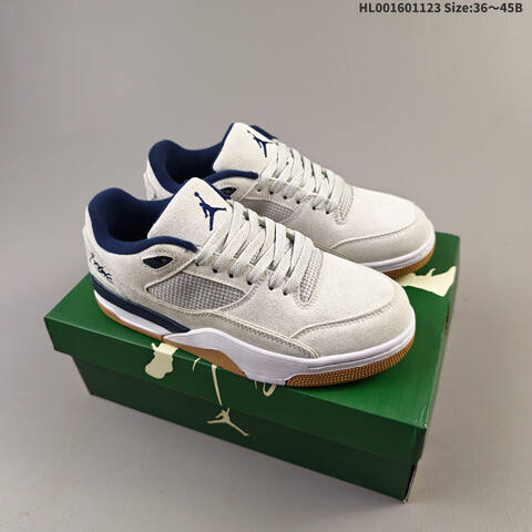 Air Jordan 4 Retro Flight Court AIR JORDAN 4 Aj4 Lifestyle (BS-67715)