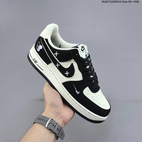 Nike Air Force 1 07 LV8 DF0188 151 Black Off White EU 36 45 Sneaker EU 36-45 - Unisex (BS-60265)