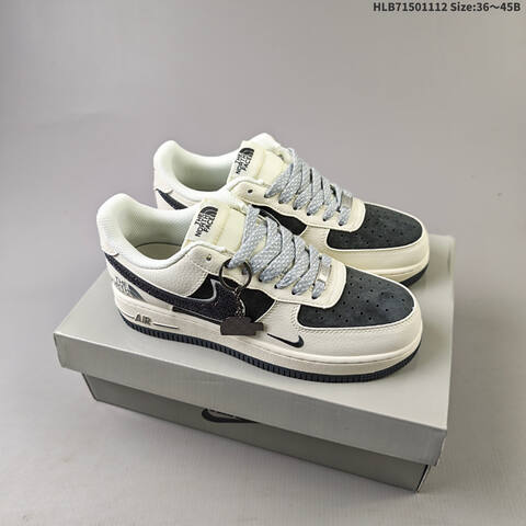 Nike Air Force 1 Low 07 x The North Face QY6818 526 Lifestyle (BS-63836)