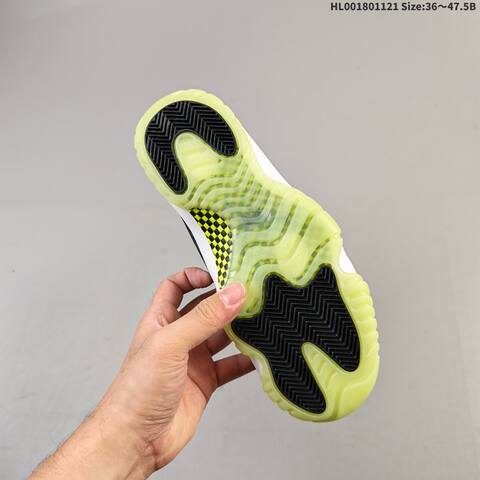 Air Jordan 11 Retro High Barely Volt AIR JORDAN 11 Aj11 Lifestyle (BS-67740)