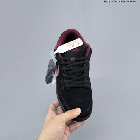 Nike Dunk SB Low Black Burgundy Dark Blue EU 36-46 Skate Shoe - Unisex (BS-60135)